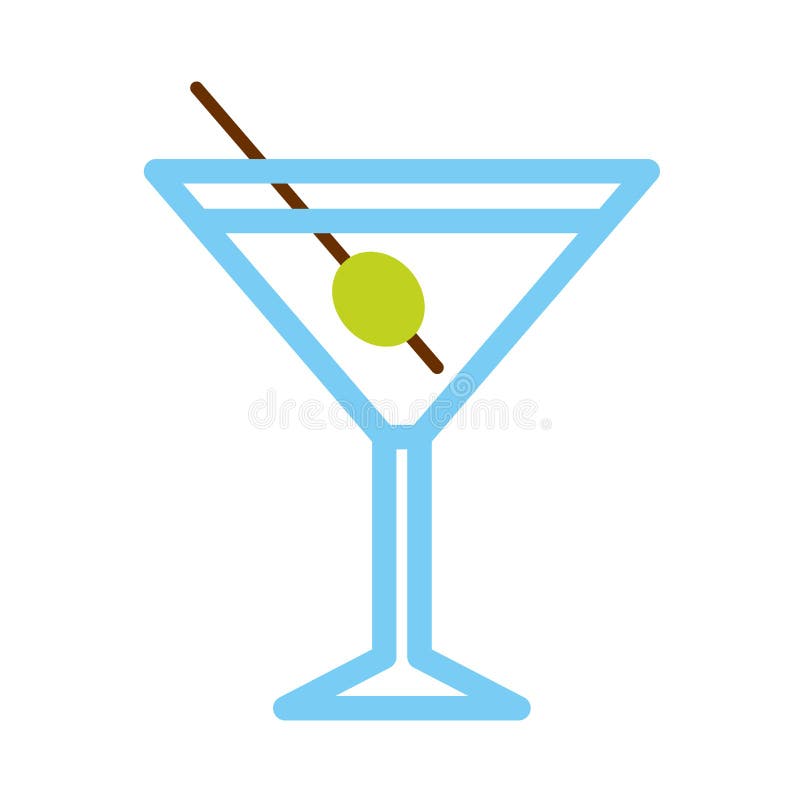 Martini Glass Cartoon Clipart Stock Illustrations – 133 Martini Glass ...
