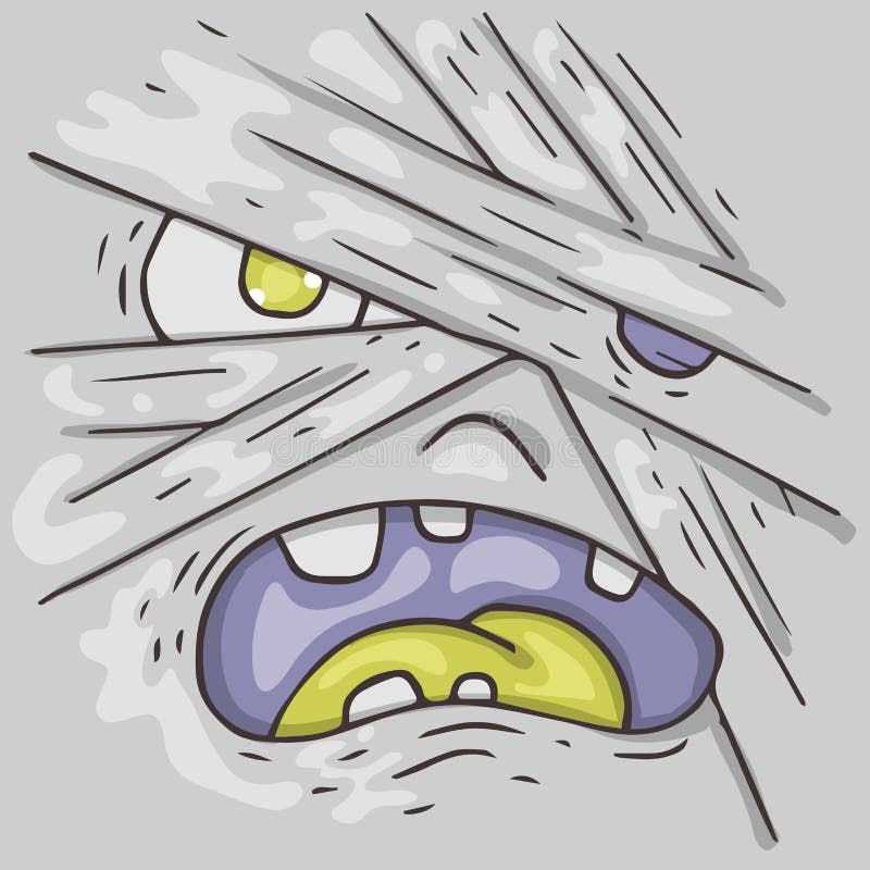 Scared Face Draw Stock Illustration 1047643831
