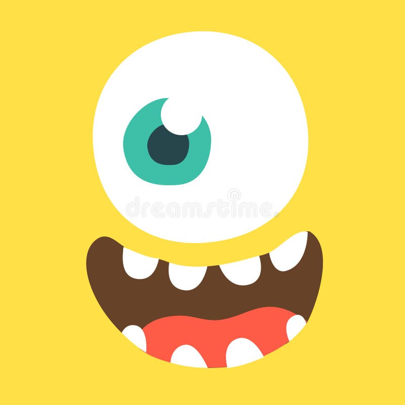 Halloween Smiling Face Vector Icon, Scary Smile Stock Vector - Illustration  of monster, demon: 255037336