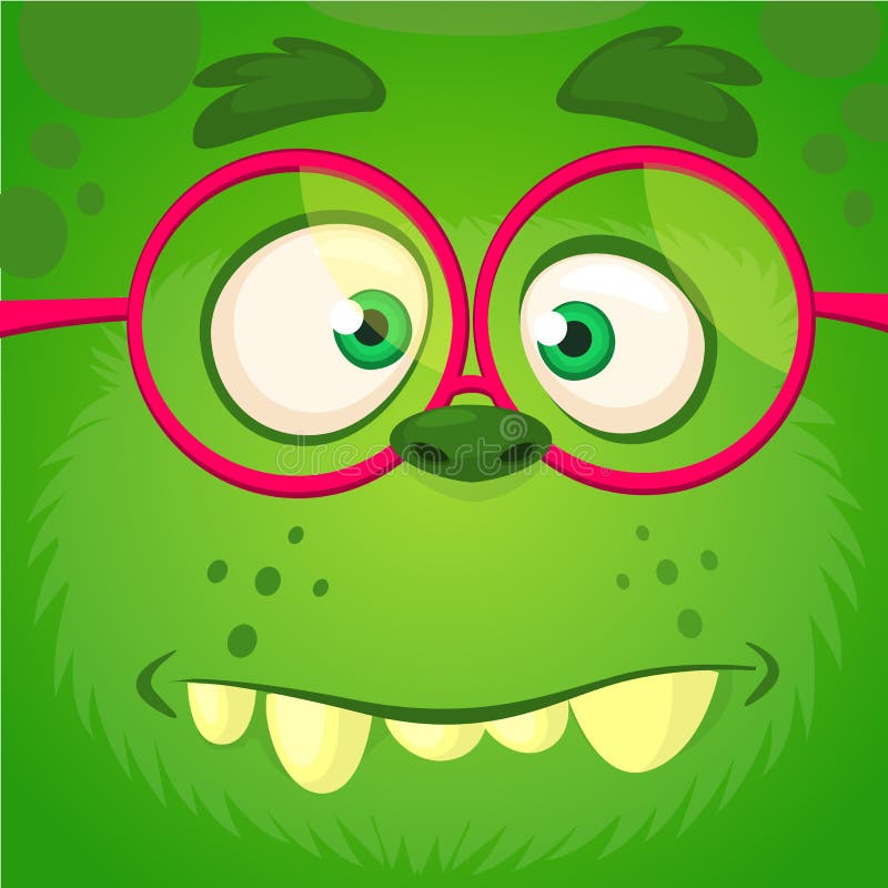 Cartoon Monster Face Vector Halloween Cute Monster Square Avatar Funny Monster Mask Royalty Free SVG Cliparts Vectors And Stock Illustration Image 85465583