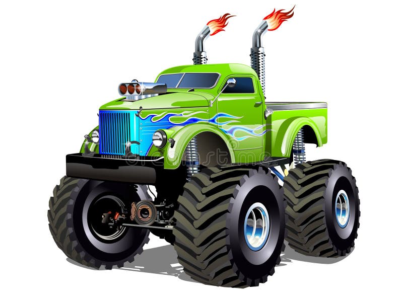 Cartoon Monster Truck Royalty Free SVG, Cliparts, Vectors, and Stock  Illustration. Image 30042068.