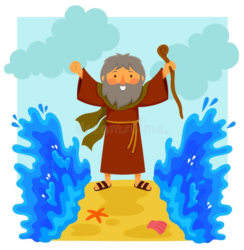 Moses Parting Red Sea Stock Illustrations  69 Moses Parting Red Sea Stock  Illustrations Vectors  Clipart  Dreamstime