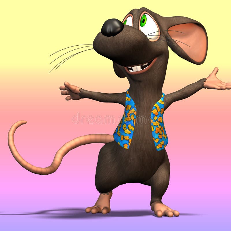 Cartoon Mouse or Rat 04