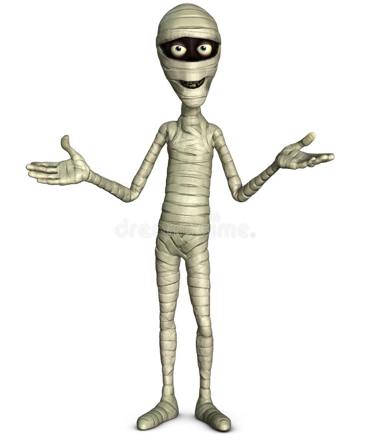 Cartoon mummy royalty free illustration Cartoon mummy royalty free illustration
