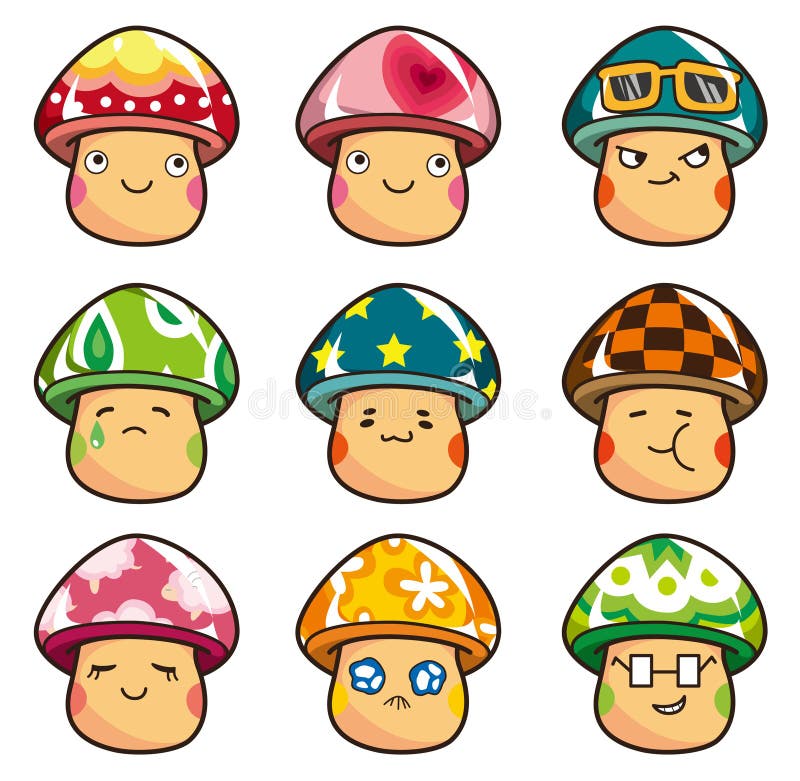 Cartoon Mushrooms icon