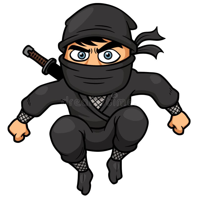 playful and fun ninja illustration for body scan 5334541 Vector Art at  Vecteezy