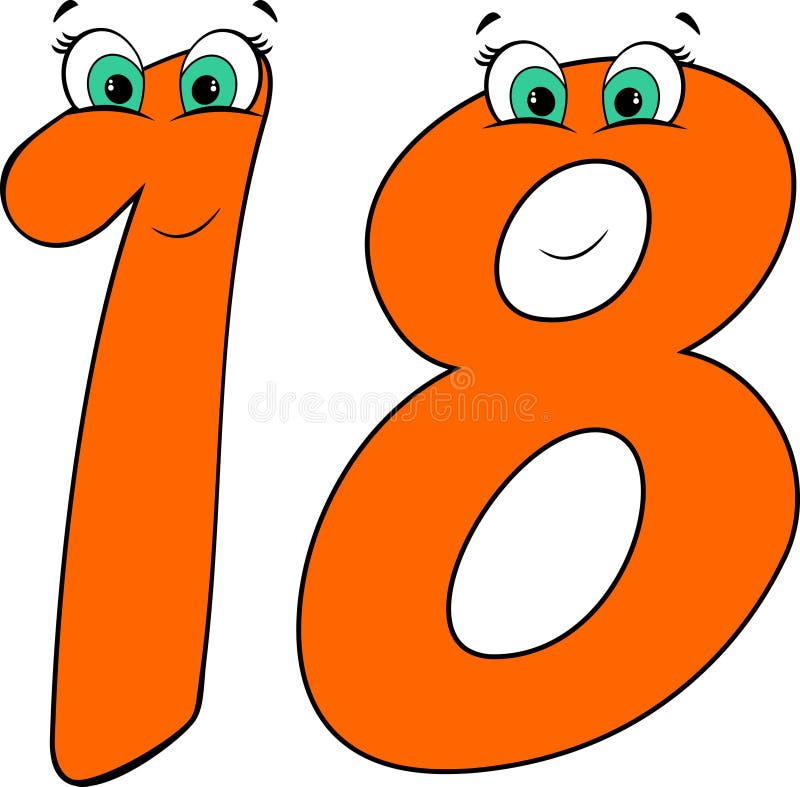 Cartoon Numbers for the Smallest Children Stock Vector - Illustration ...
