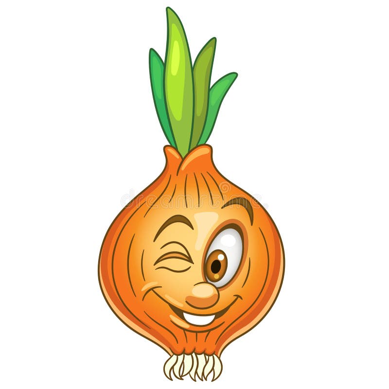 Cartoon Onion character stock vector. Illustration of crop - 114662054