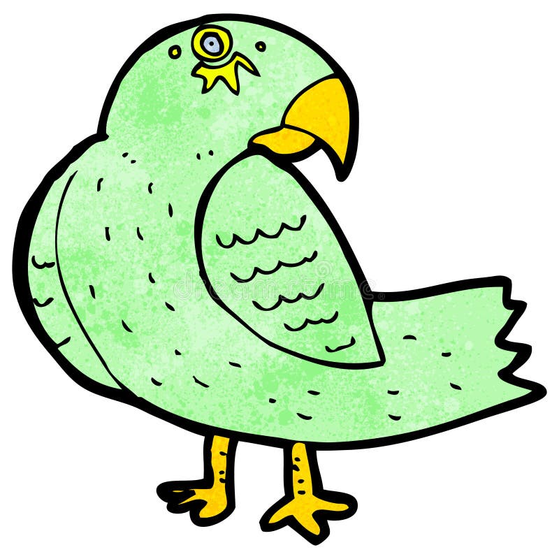 cartoon parrot