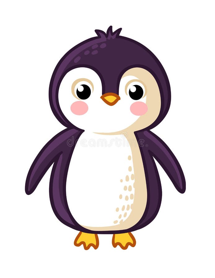 Cartoon Penguin Icon. vector illustration Cartoon Penguin Icon. vector illustration