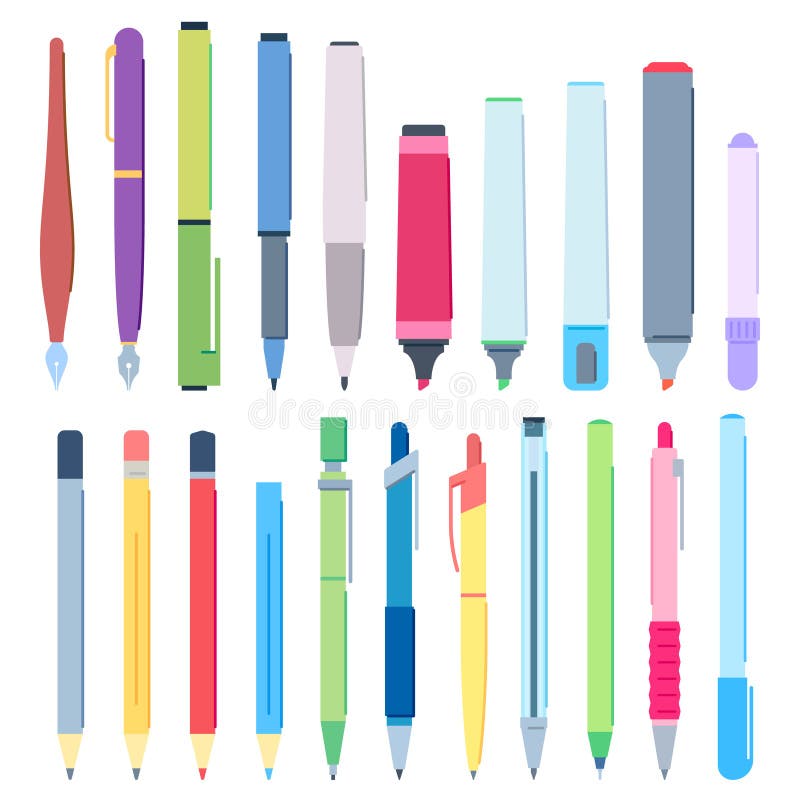 Pens Stock Illustrations – 14,086 Pens Stock Illustrations, Vectors &  Clipart - Dreamstime