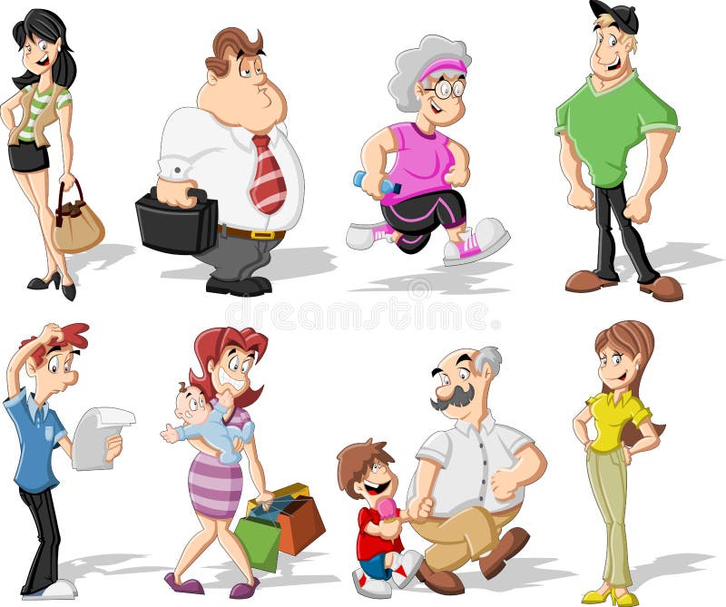 Cartoon People Stock Illustrations – 1,383,378 Cartoon People Stock  Illustrations, Vectors & Clipart - Dreamstime