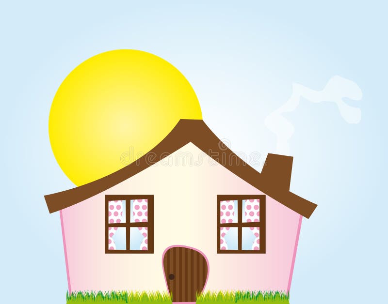 Cartoon pink house stock vector. Illustration of design - 20694409 Cartoon pink house stock vector. Illustration of design - 20694409