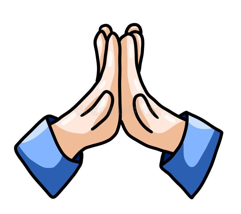 Cartoon Praying Hands stock illustration. Illustration of doodle - 207446910 Cartoon Praying Hands stock illustration. Illustration of doodle - 207446910