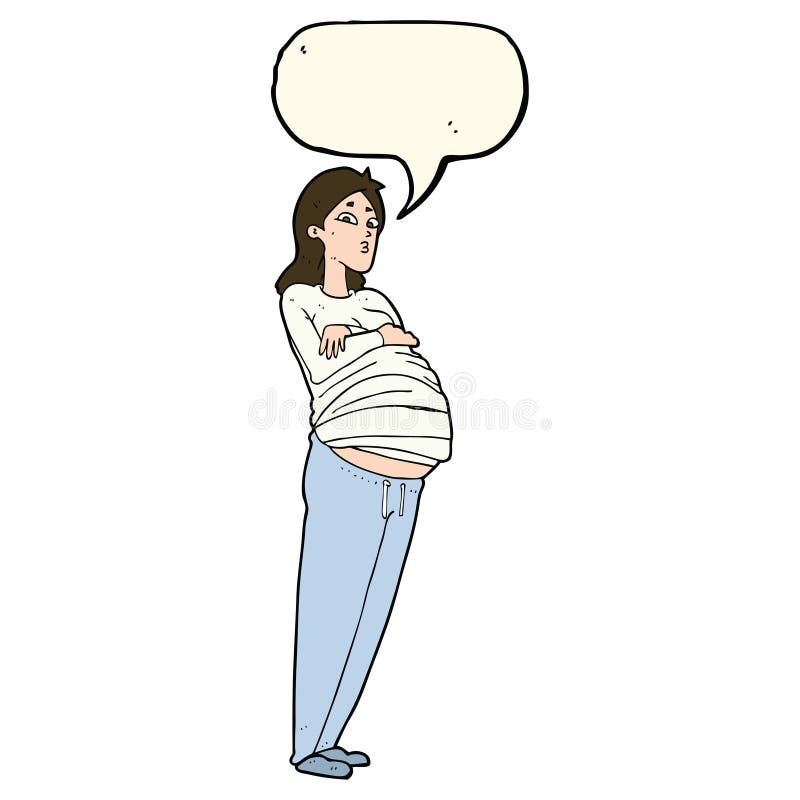 Cartoon Pregnant Woman with Speech Bubble Stock Illustration - Illustration of speech, funny: 52942210 Cartoon Pregnant Woman with Speech Bubble Stock Illustration - Illustration of speech, funny: 52942210
