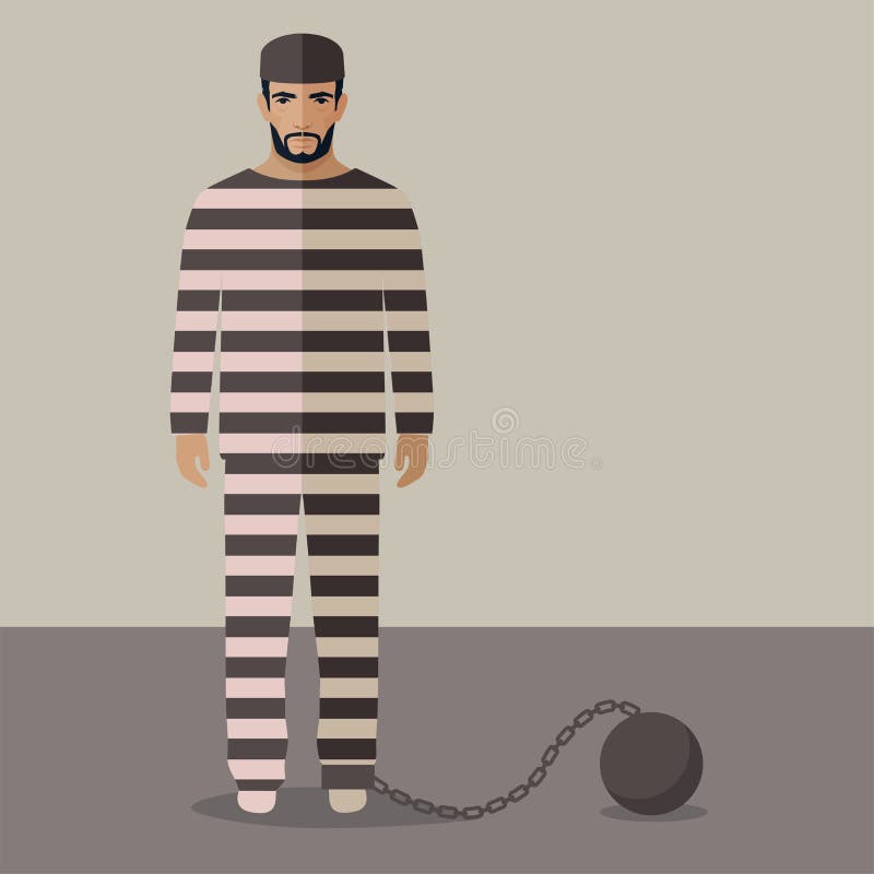 Cartoon Prisoner Behind Bars Stock Illustrations – 285 Cartoon Prisoner