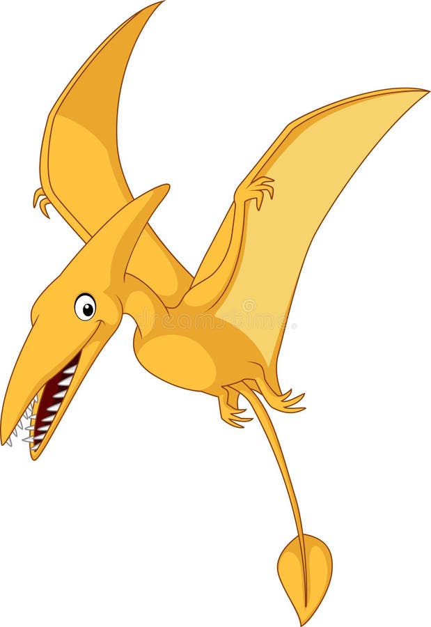 Flying dinosaur pterodactyl Royalty Free Vector Image