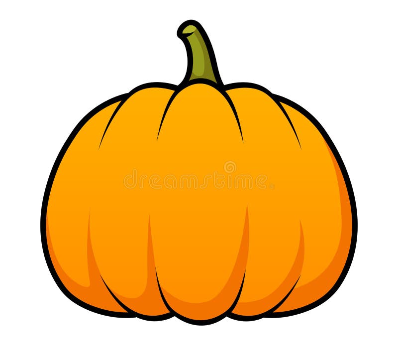 Cartoon Pumpkin vector illustration