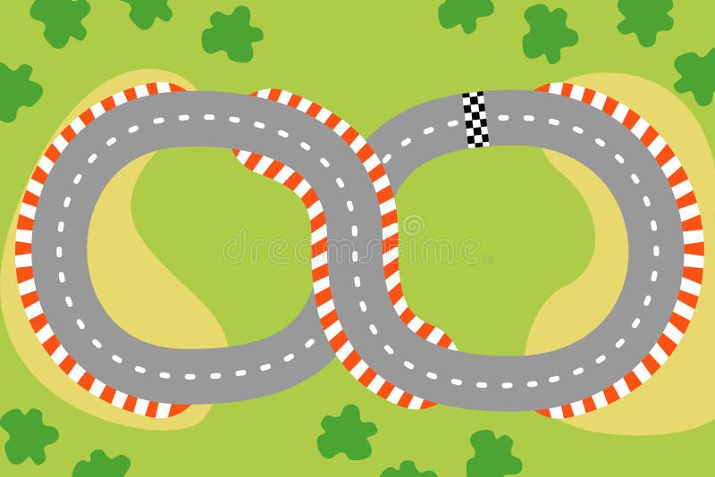 Circuit car racing illustration 3d hi-res stock photography and