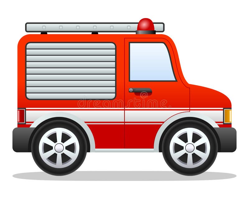 Cartoon Red Fire Truck stock vector. Illustration of cartoon - 22519544 Cartoon Red Fire Truck stock vector. Illustration of cartoon - 22519544