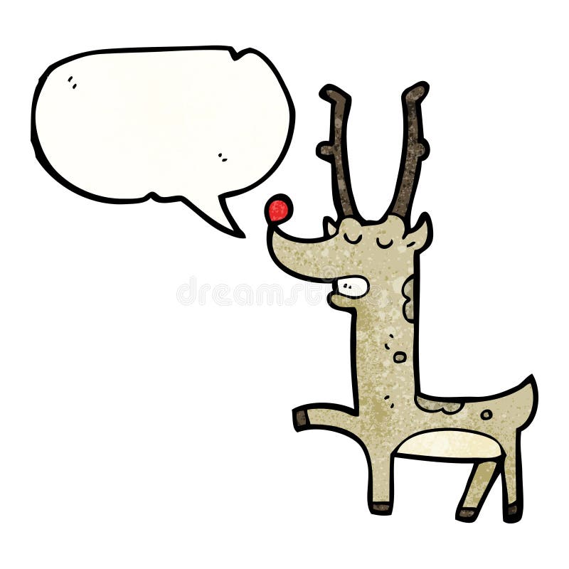 cartoon reindeer