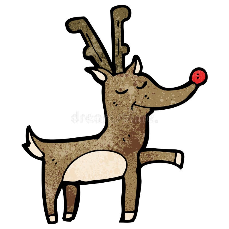 cartoon reindeer