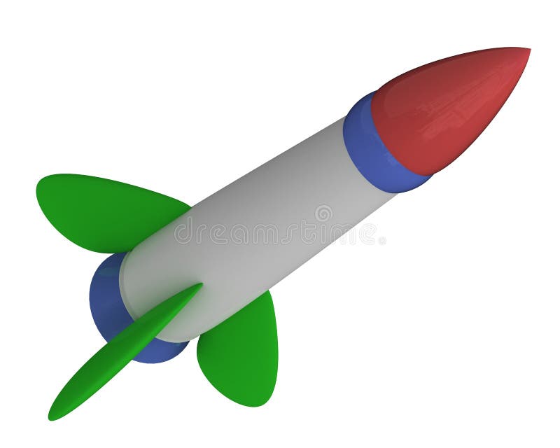 Cartoon rocket