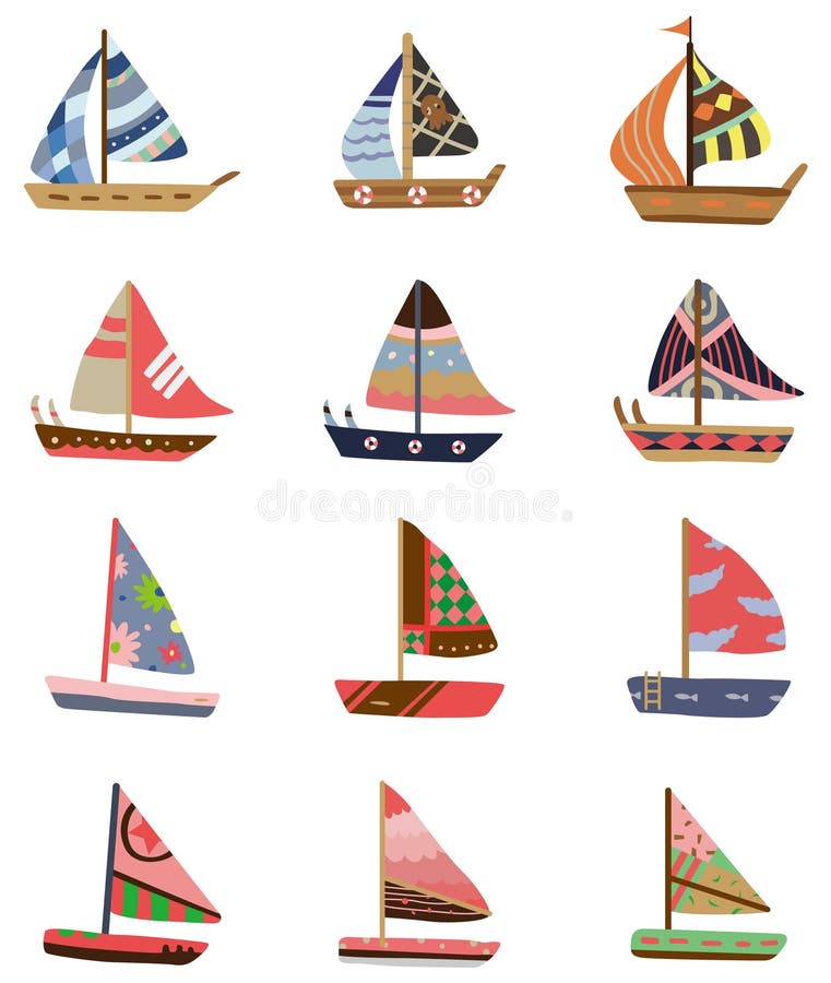 Cartoon Sailboat icon stock vector. Illustration of recreation - 17801437 Cartoon Sailboat icon stock vector. Illustration of recreation - 17801437