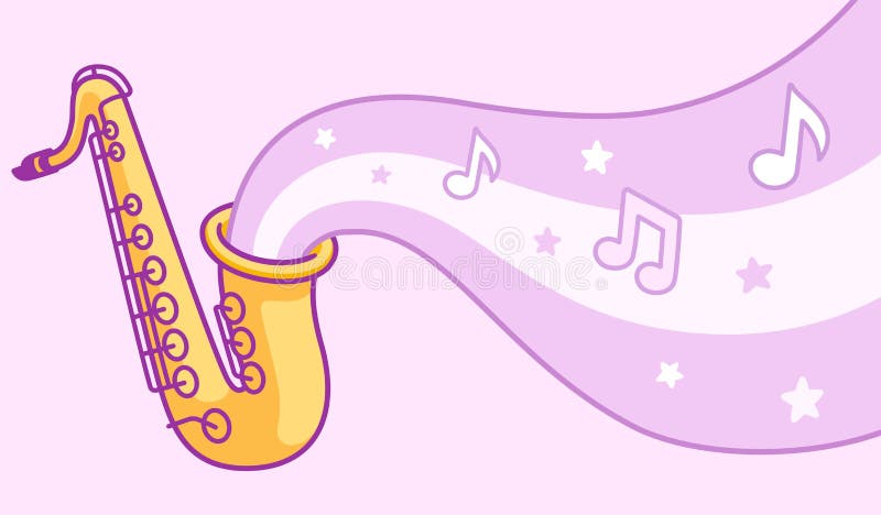 Cartoon saxophone drawing stock vector. Illustration of instrument - 218227760 Cartoon saxophone drawing stock vector. Illustration of instrument - 218227760