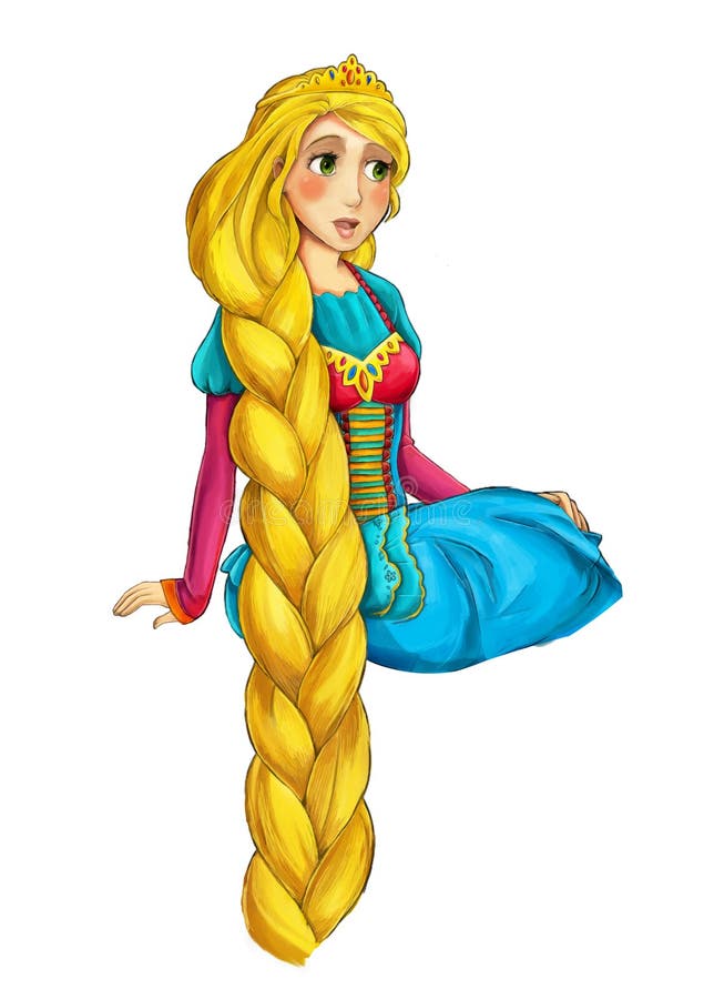 Cartoon Scene with Beautiful Princess Sitting and Resting on White Background - Illustration for Children Stock Illustration - Illustration of cute, beauty: 131492473 Cartoon Scene with Beautiful Princess Sitting and Resting on White Background - Illustration for Children Stock Illustration - Illustration of cute, beauty: 131492473