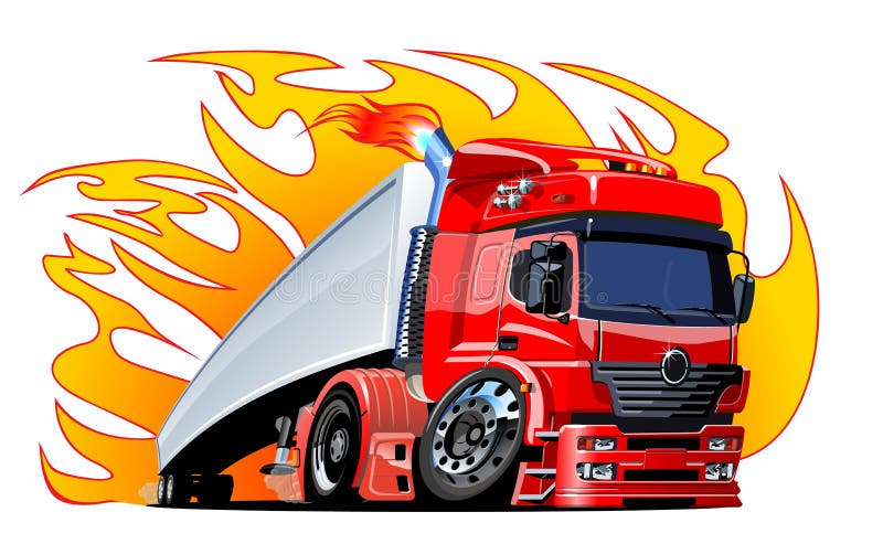 Cartoon Semi Truck Stock Illustrations – 1,638 Cartoon Semi Truck Stock