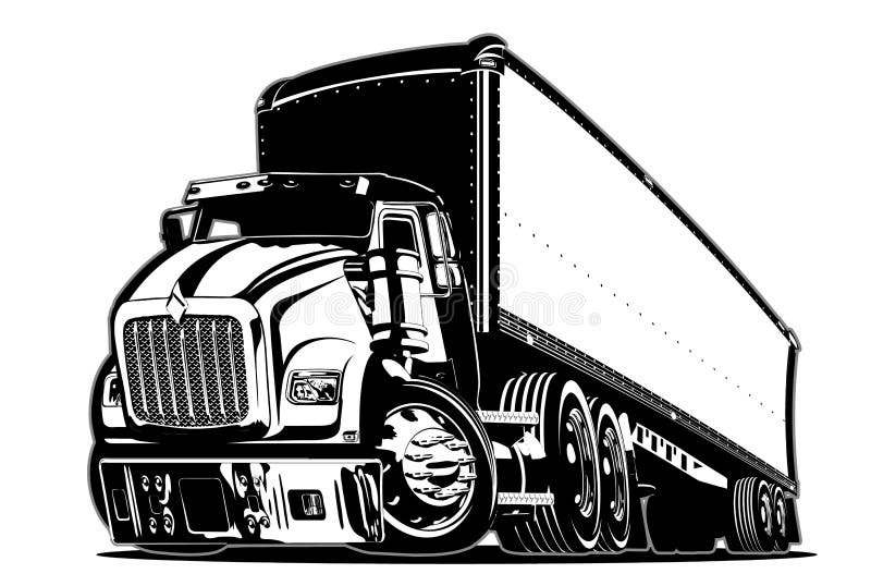 Cartoon Moving Truck Stock Illustrations - 2,265 Cartoon ...