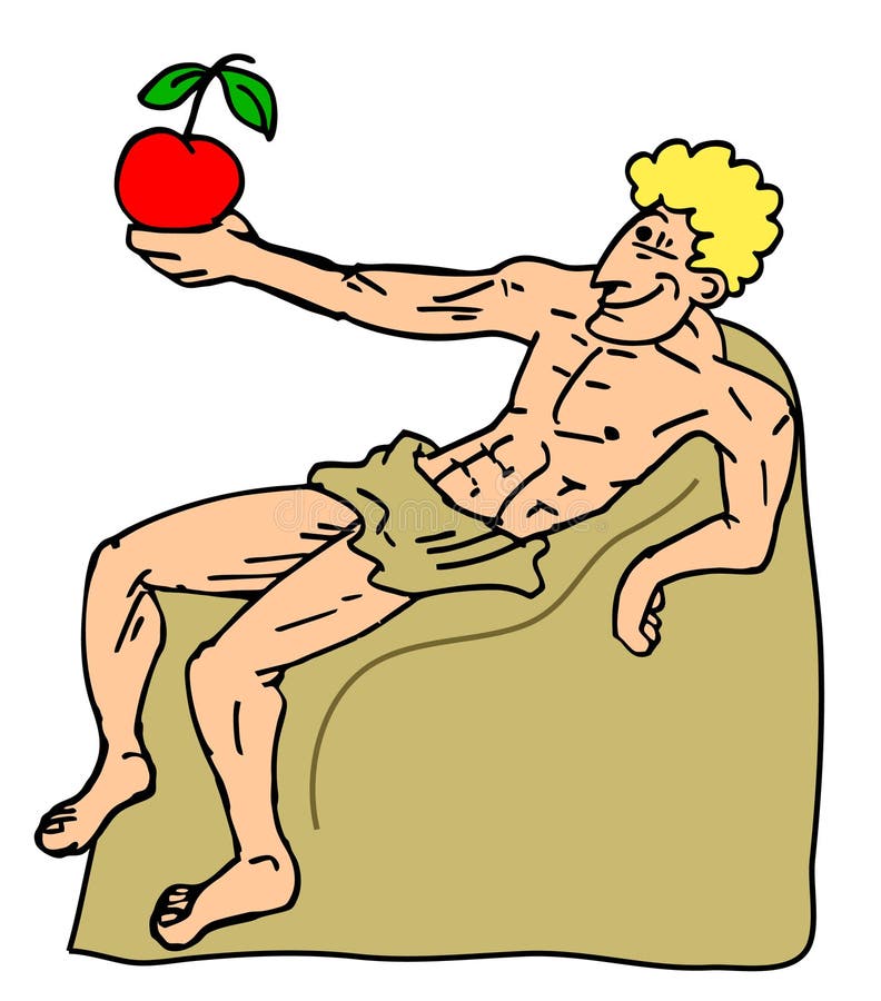 Cartoon man royalty free illustration