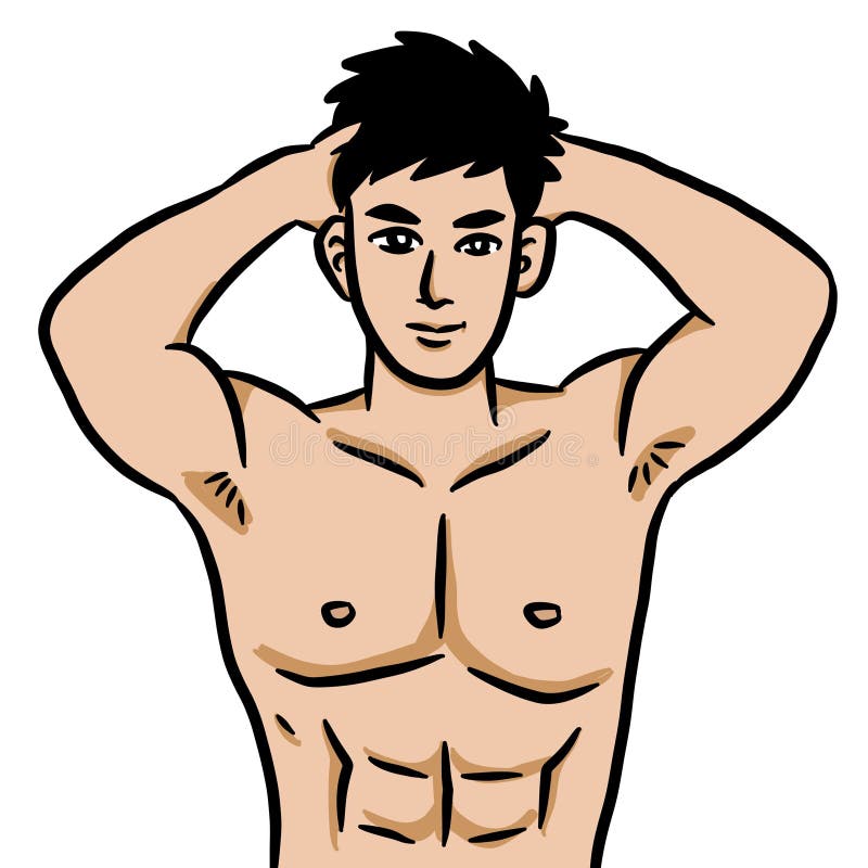 Cartoon Man on White Background Stock Illustration - Illustration of muscle, cute: 150952931 Cartoon Man on White Background Stock Illustration - Illustration of muscle, cute: 150952931