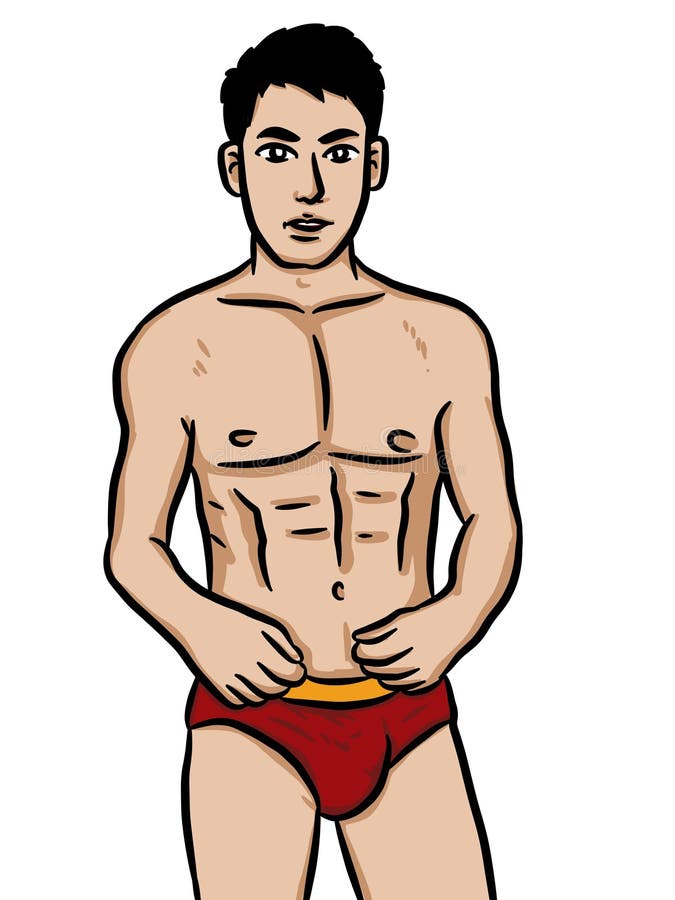 gay men underwear clipart