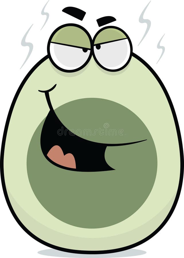 Rotten egg Royalty Free Vector Image - VectorStock