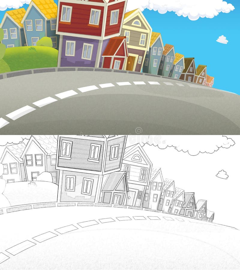Colorful Drawing Street Buildings Stock Illustrations 970 Colorful Drawing Street Buildings Stock Illustrations Vectors Clipart Dreamstime