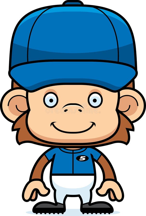 Baseball Monkey stock vector. Illustration of power, baseball 35443528