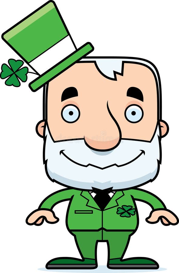 Cartoon Smiling Irish Man stock vector. Illustration of happy 55343054
