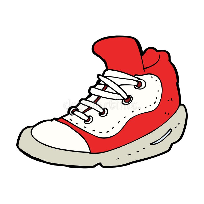 Cartoon Sneakers Shoe Illustration Stock Vector (Royalty Free) 74058685 |  Shutterstock