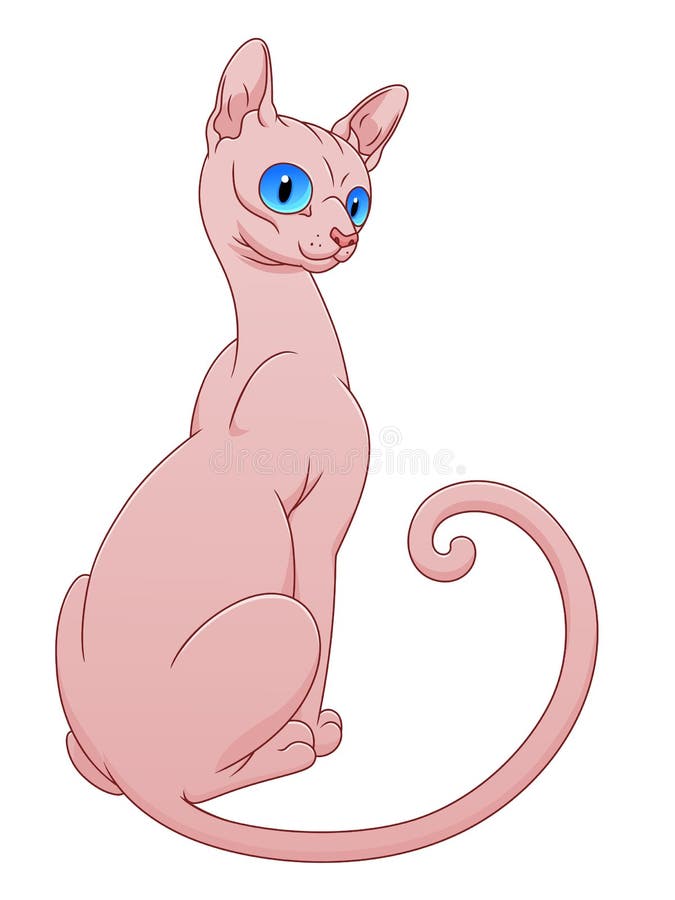 Sphynx Cat Cartoon Stock Illustrations – 938 Sphynx Cat Cartoon Stock  Illustrations, Vectors & Clipart - Dreamstime