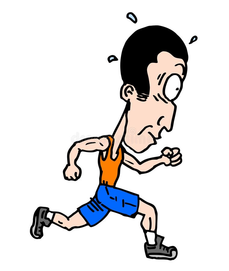 Cartoon sport royalty free illustration