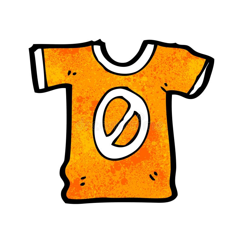 cartoon sports shirt with number zero