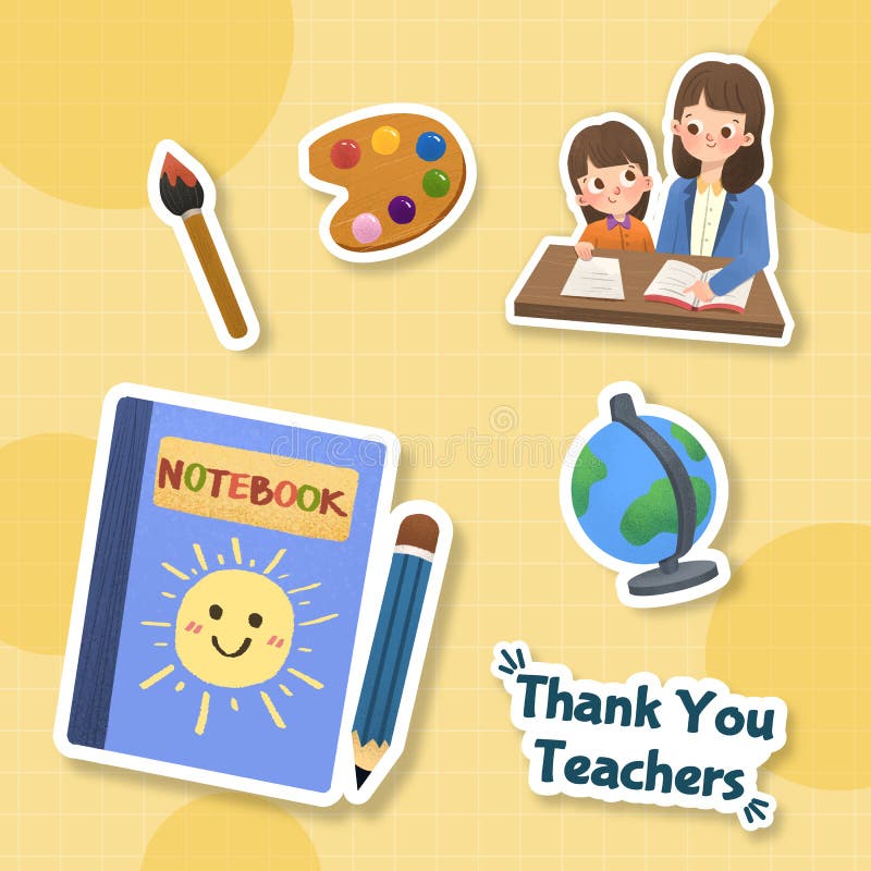 17,208 Teacher Sticker Images, Stock Photos, 3D objects, & Vectors