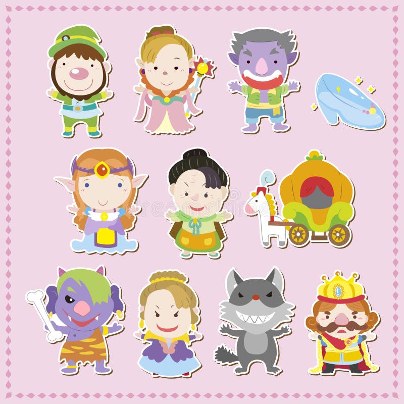 Cartoon story people icons vector illustration Cartoon story people icons vector illustration