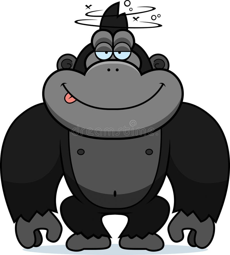 cartoon gorilla destroys cartoon gorilla destroys