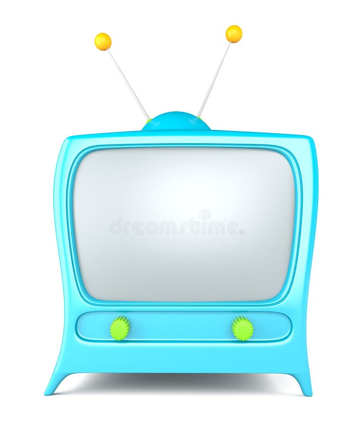 Cartoon styled tv