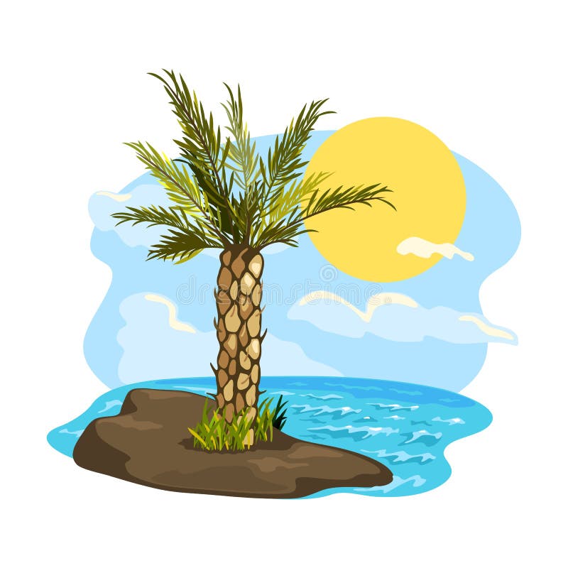 Cartoon Animation Palm Island Stock Illustrations – 120 Cartoon ...
