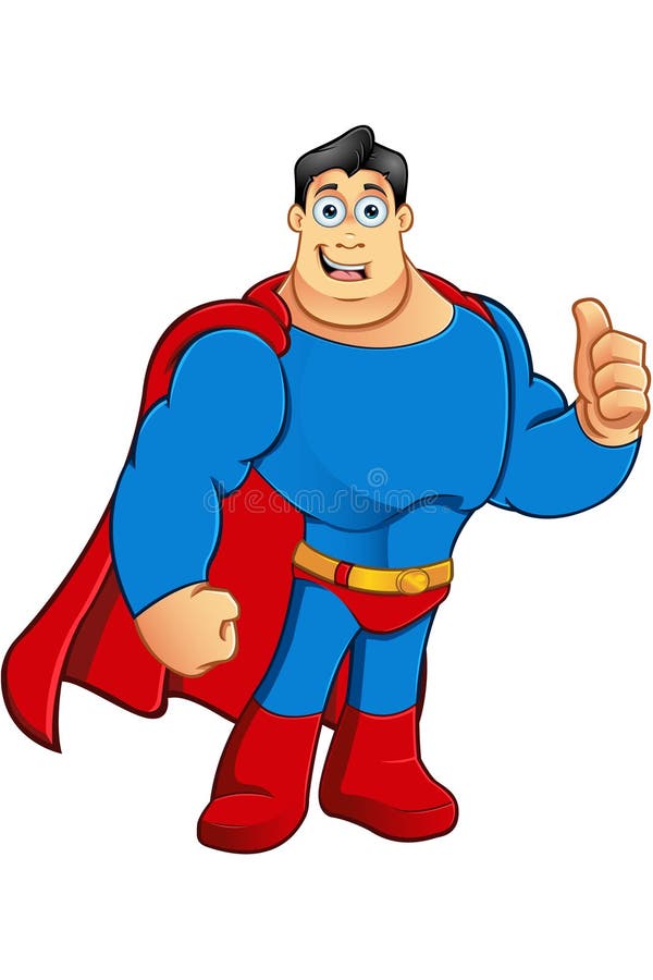 A Cartoon Superhero Character Stock Vector - Illustration of character ...