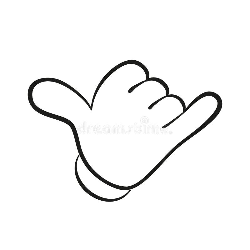 Cartoon Hand with Index Finger Up Stock Vector - Illustration of idea, flick:  188093235